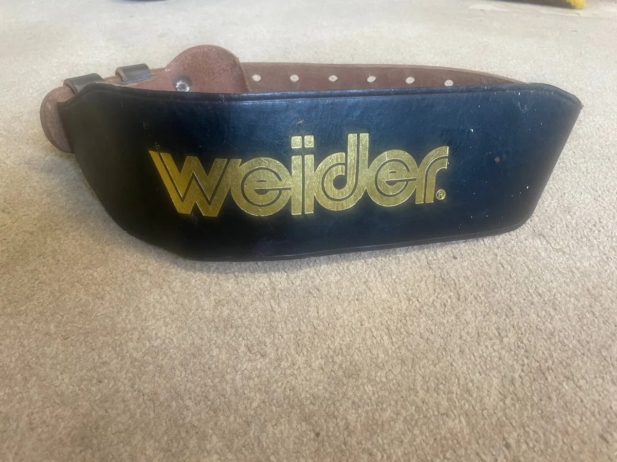 Weirder leather weight lifting belt - Image 1