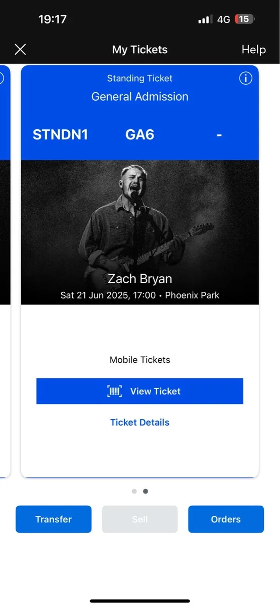 2 Zach Bryan Tickets - Sat 21st June, Phoenix Park - Image 3