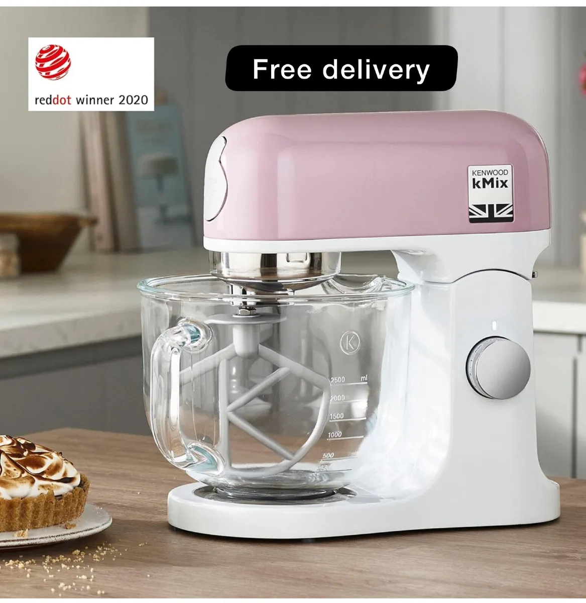 Kenwood Stand Mixer Pastel Pink - Image 1
