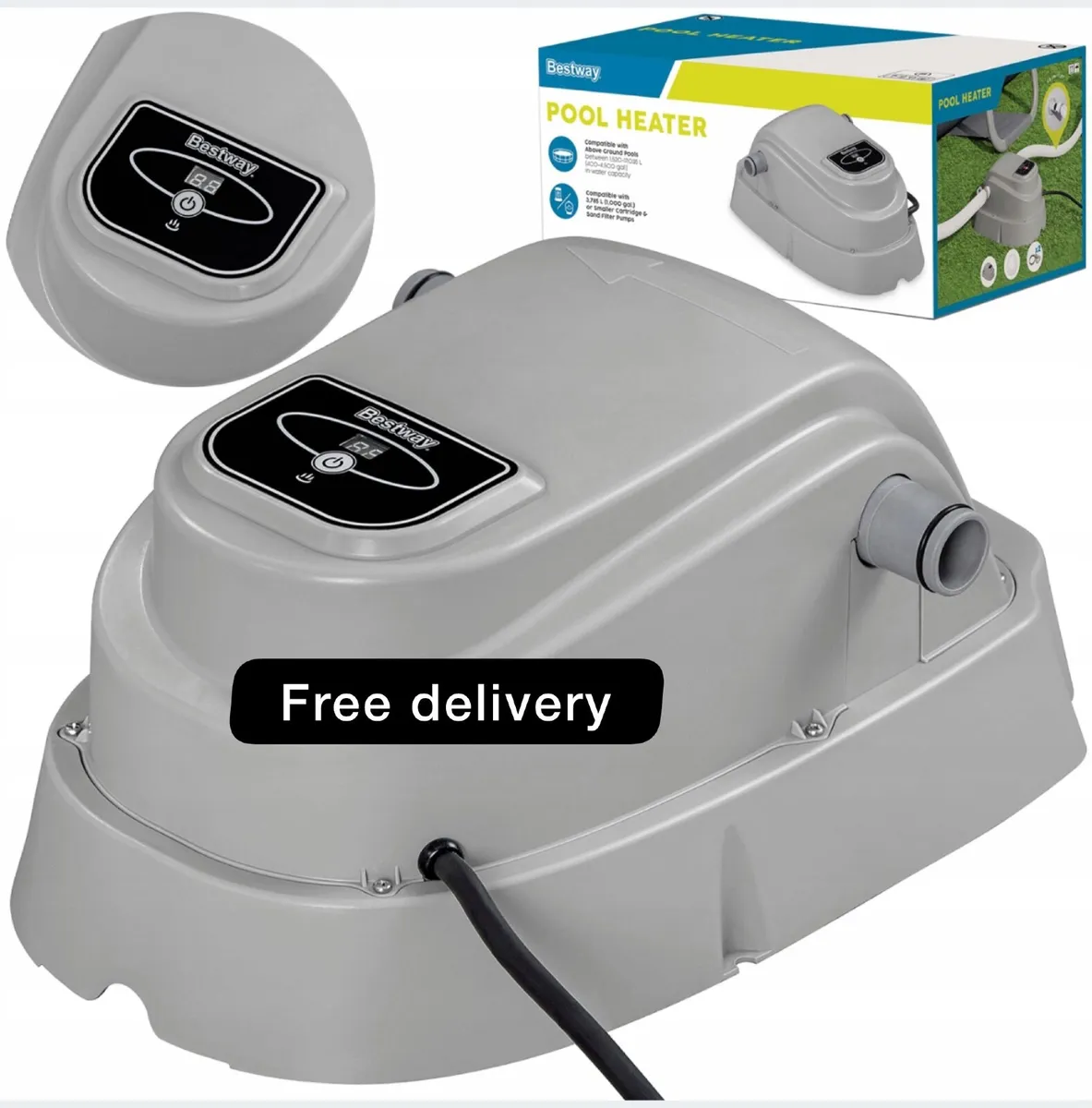 Bestway Pool Heater for Above Ground Pools, Suitab - Image 1