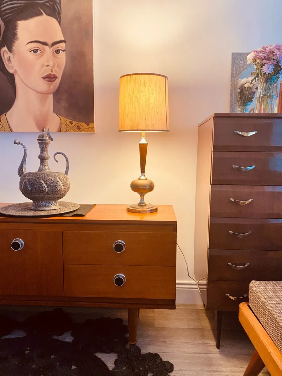 Mid Century Lamp H66cm - Image 1