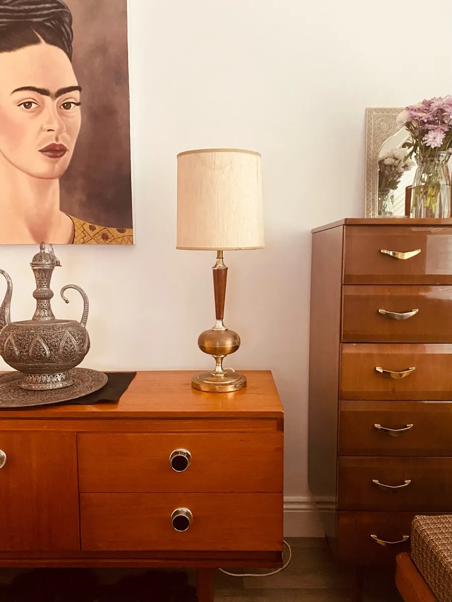 Mid Century Lamp H66cm - Image 2