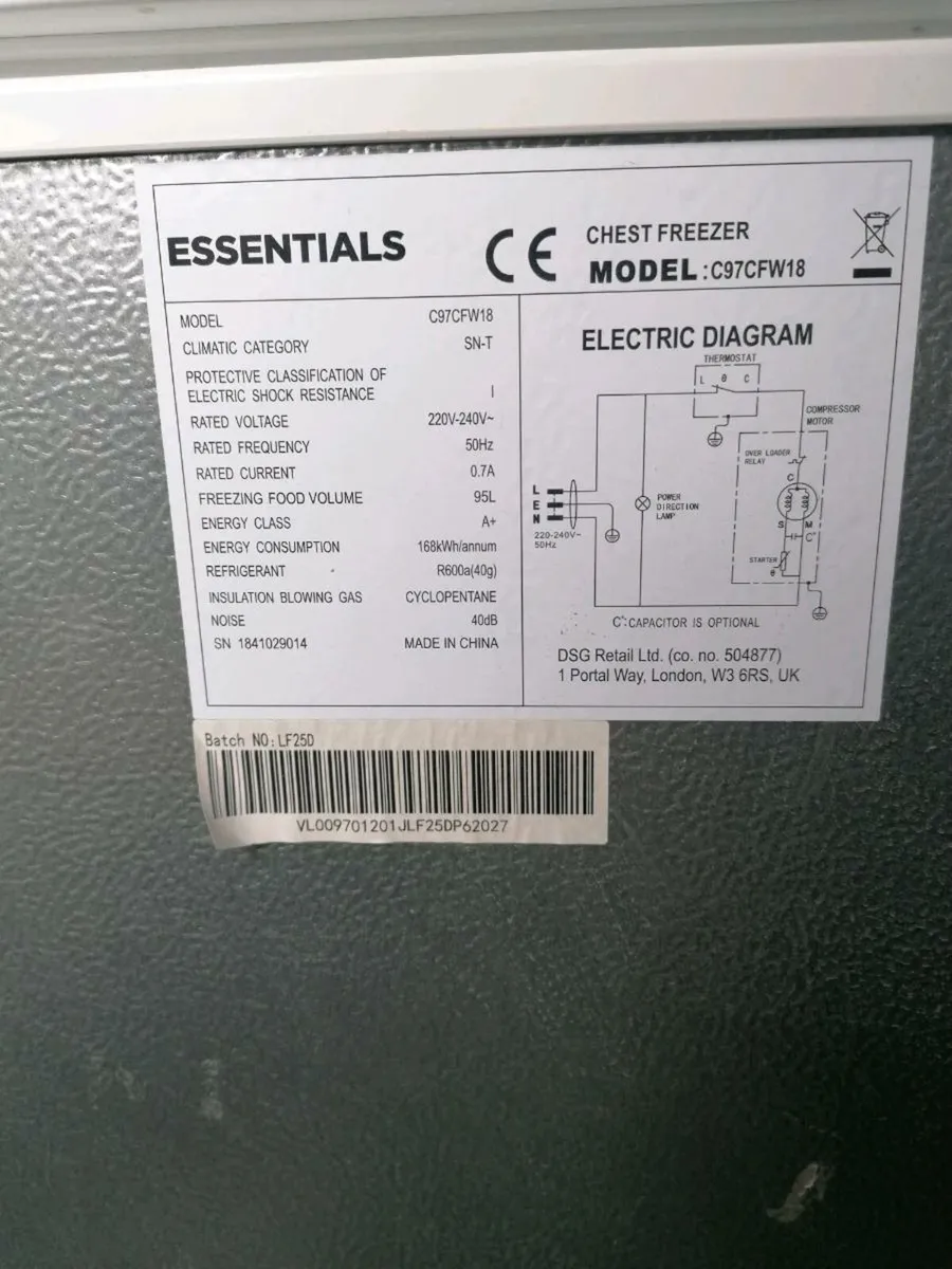 90L chest freezer - Image 3
