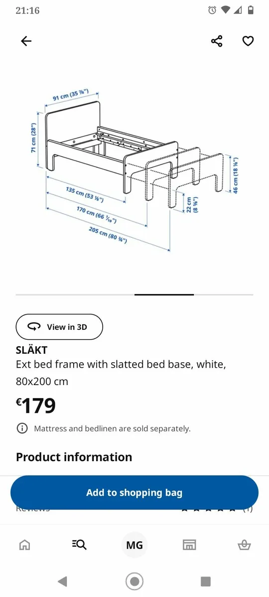 Kids bed - Image 1