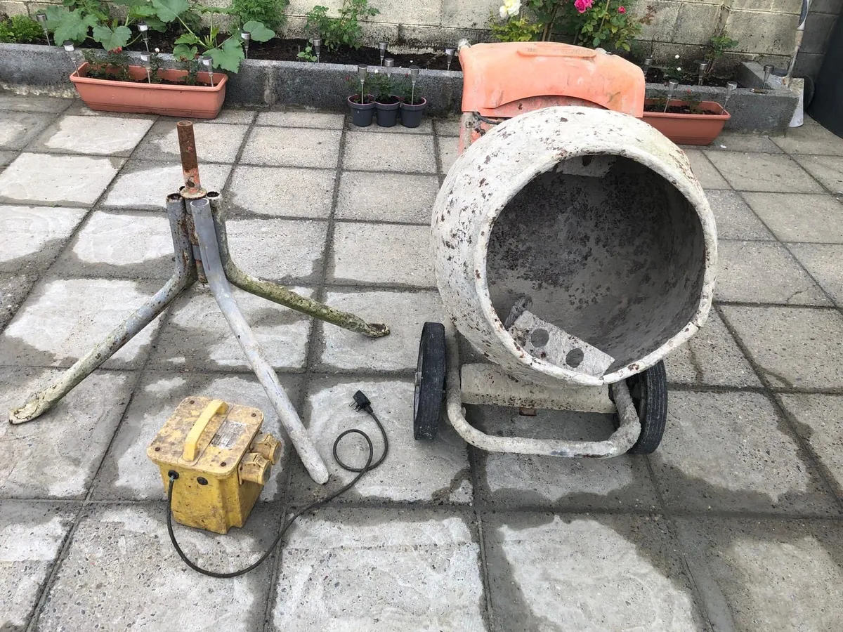 Electric concrete mixer - Image 4