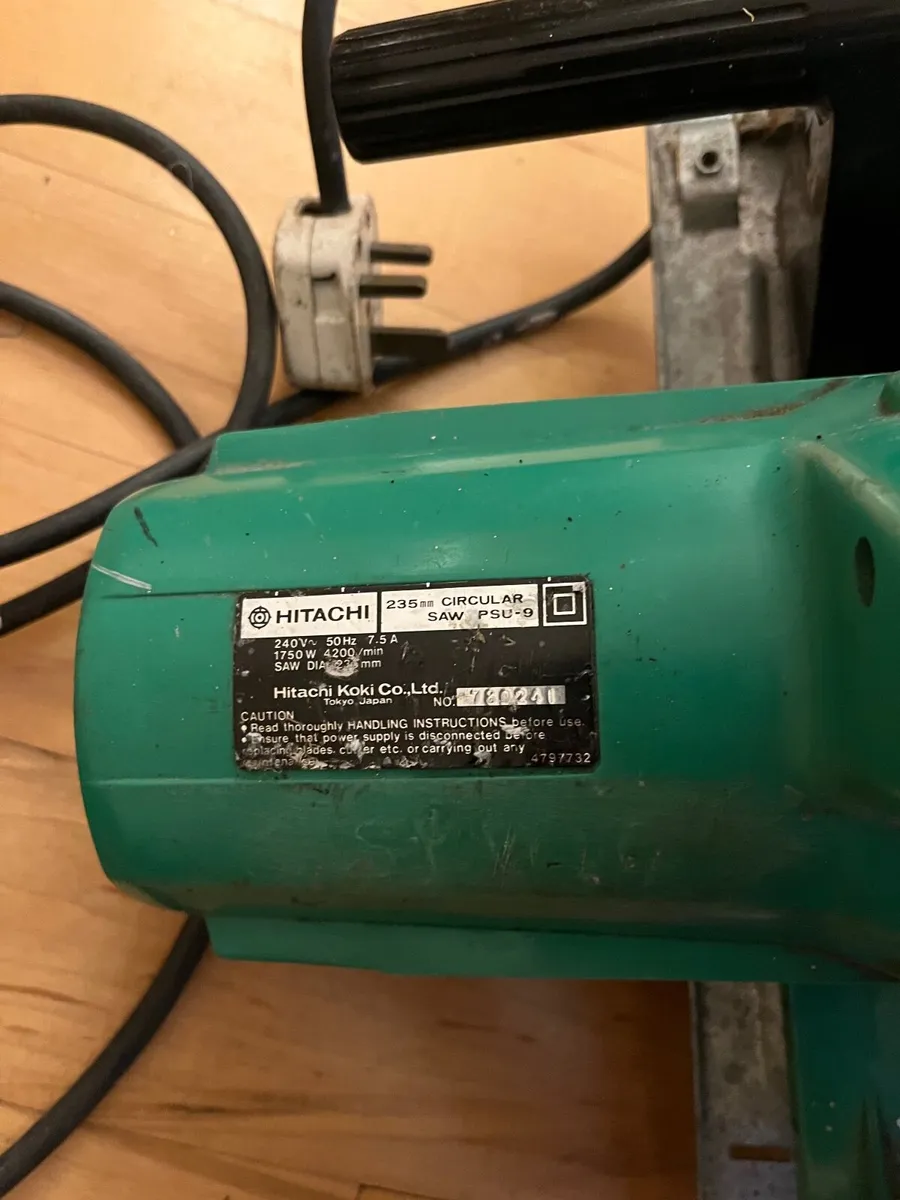 Hitachi PSU-9 235mm Circular Saw - Image 4