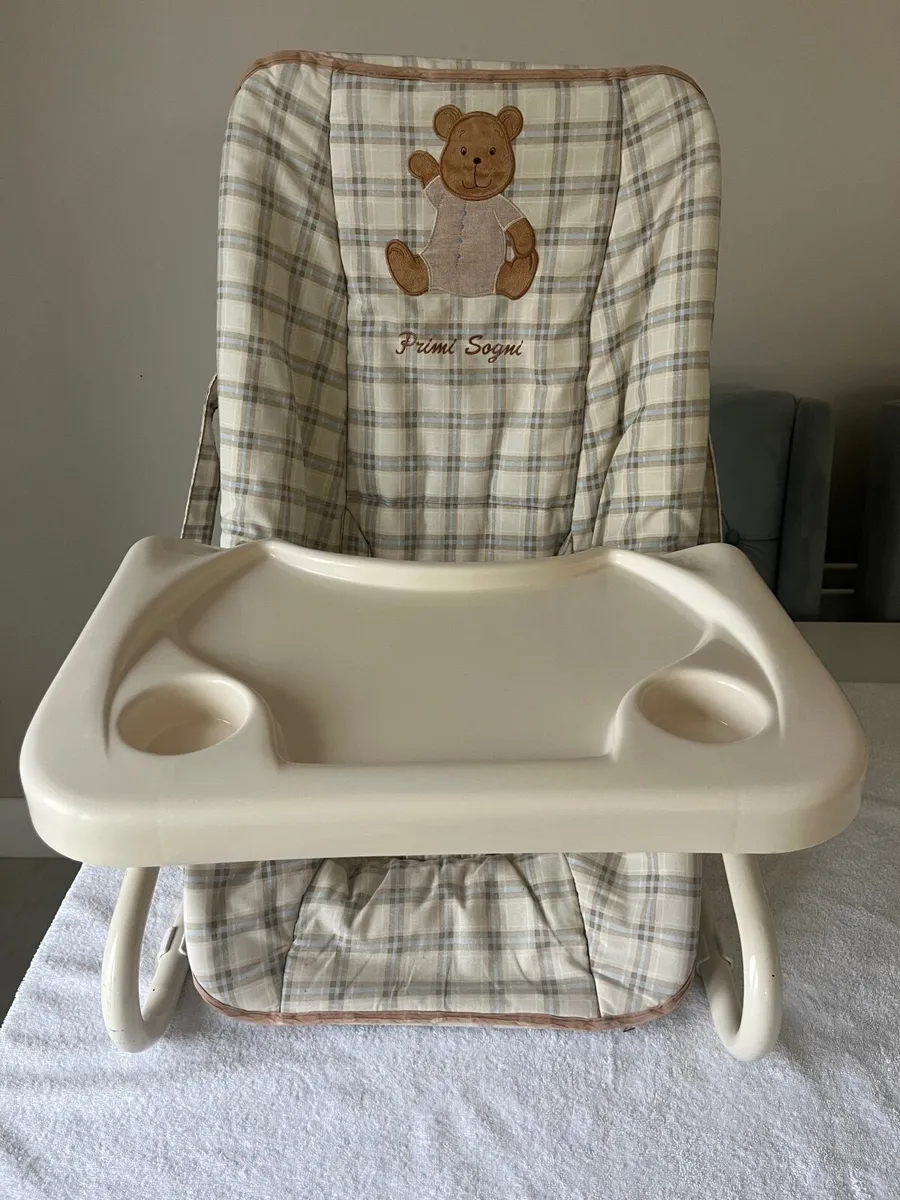 Baby bouncer and eating chair -Free kids items inc - Image 2