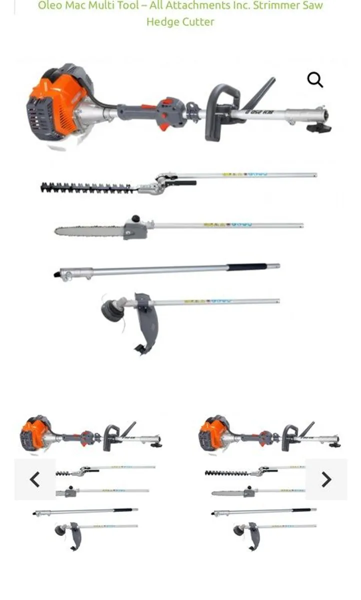 Leafblower chainsaw hedge trimmer and 4 way. Multi tool - Image 2