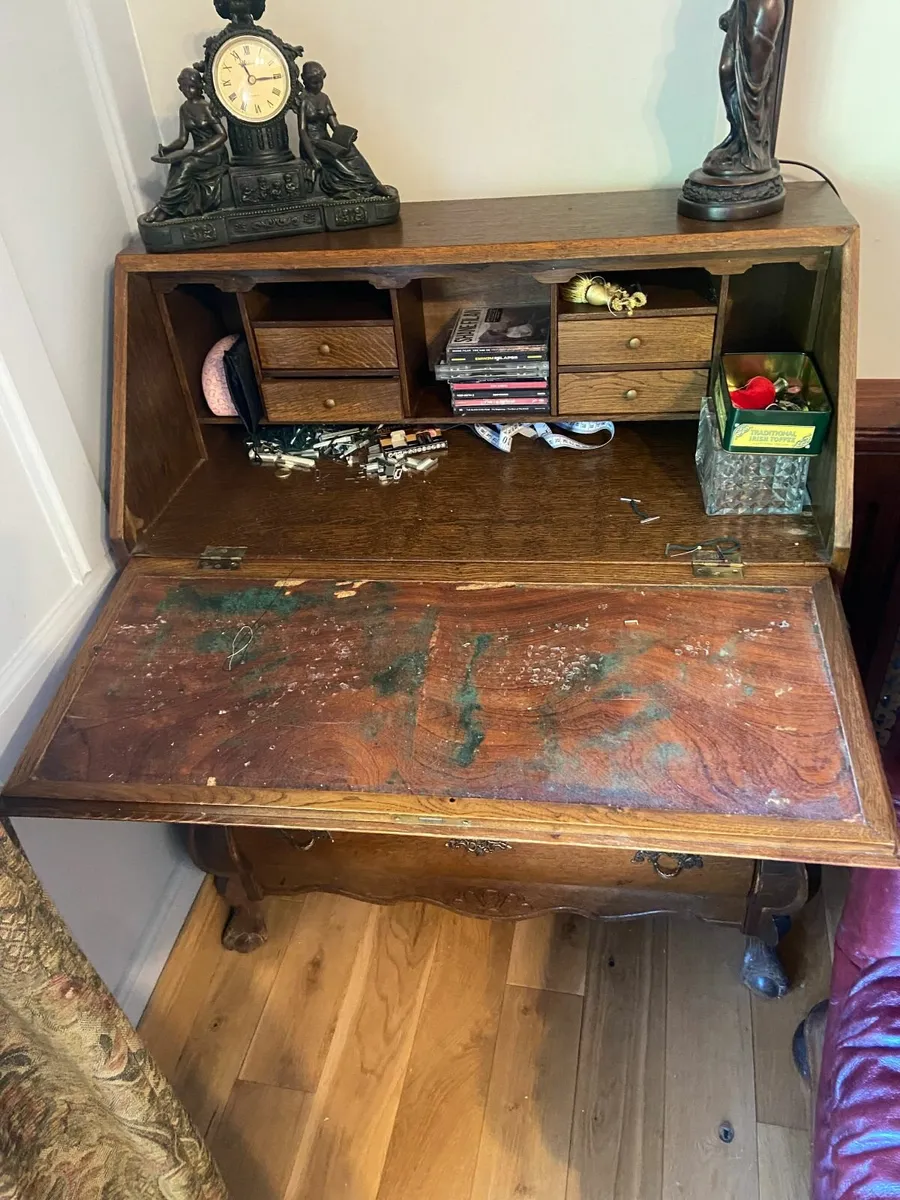 Antique writing desk - Image 2