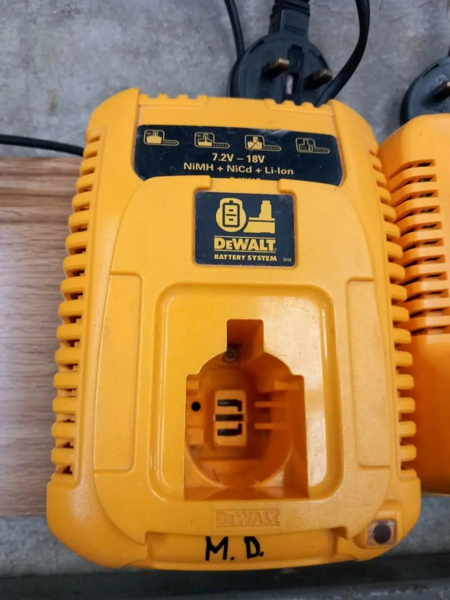 Dewalt batteries & chargers. - Image 3