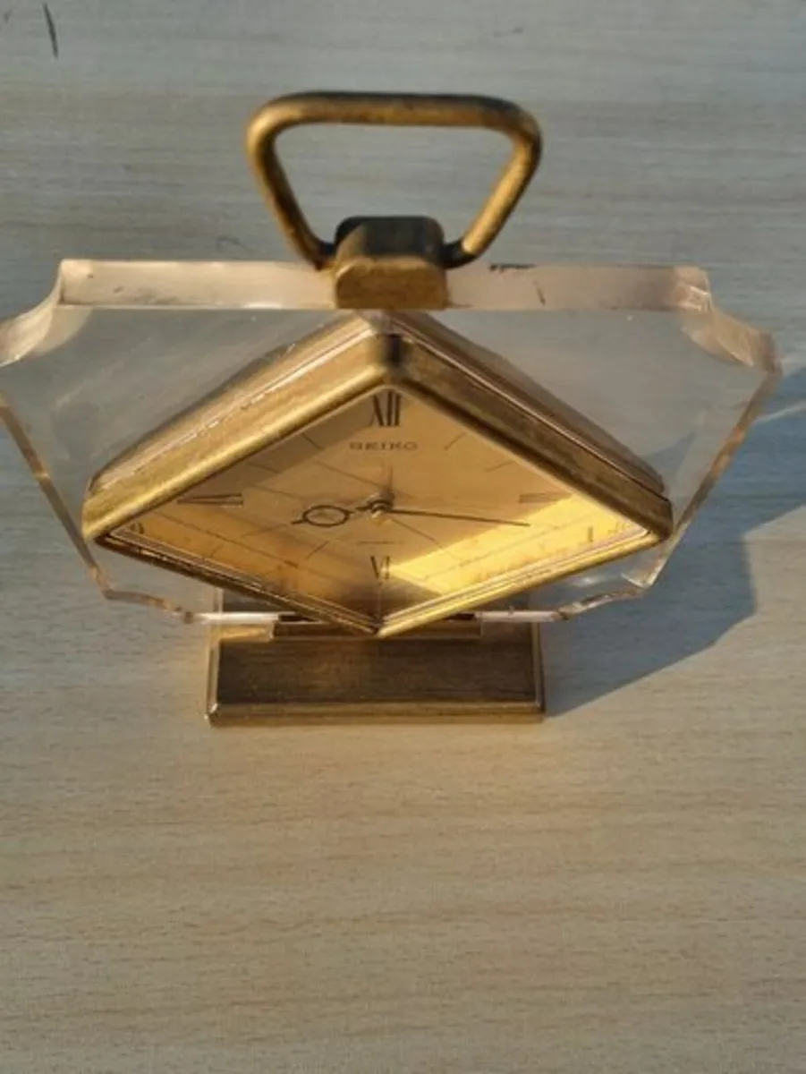 Seiko Quartz Alarm Shelf Desk Clock - Image 4