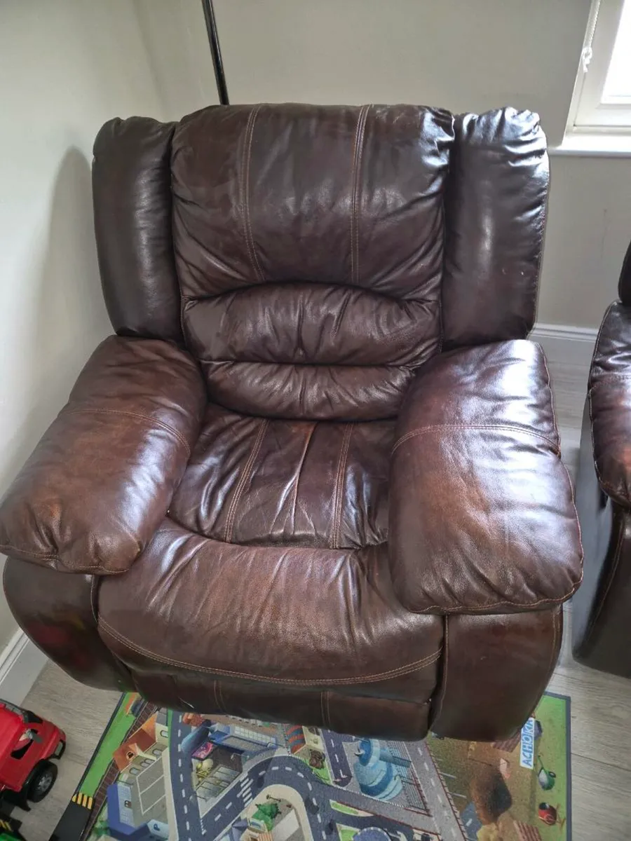 Leather Recliner - Image 1