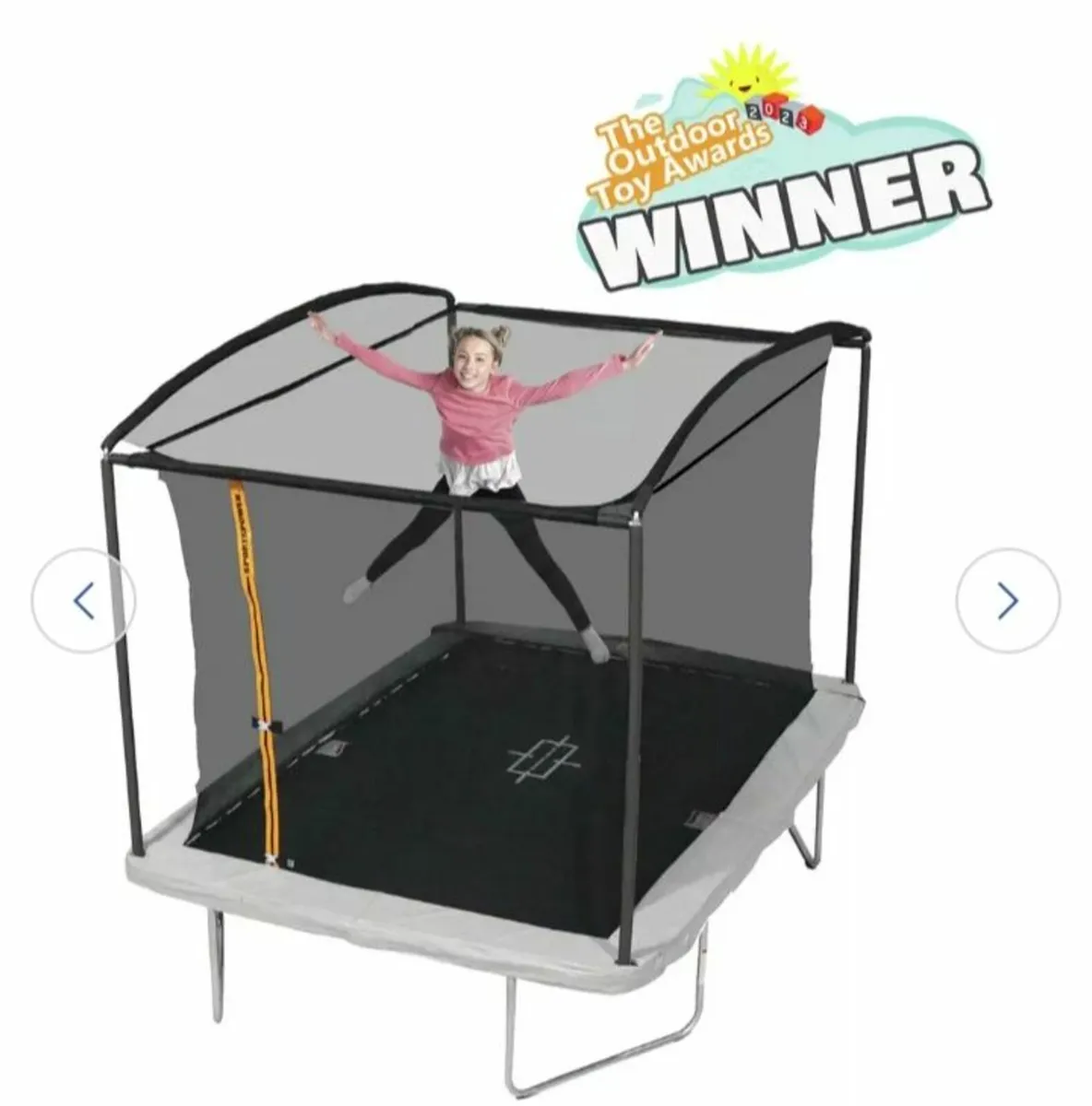 Trampoline 10 x 8ft + accessories;  bargain - Image 1