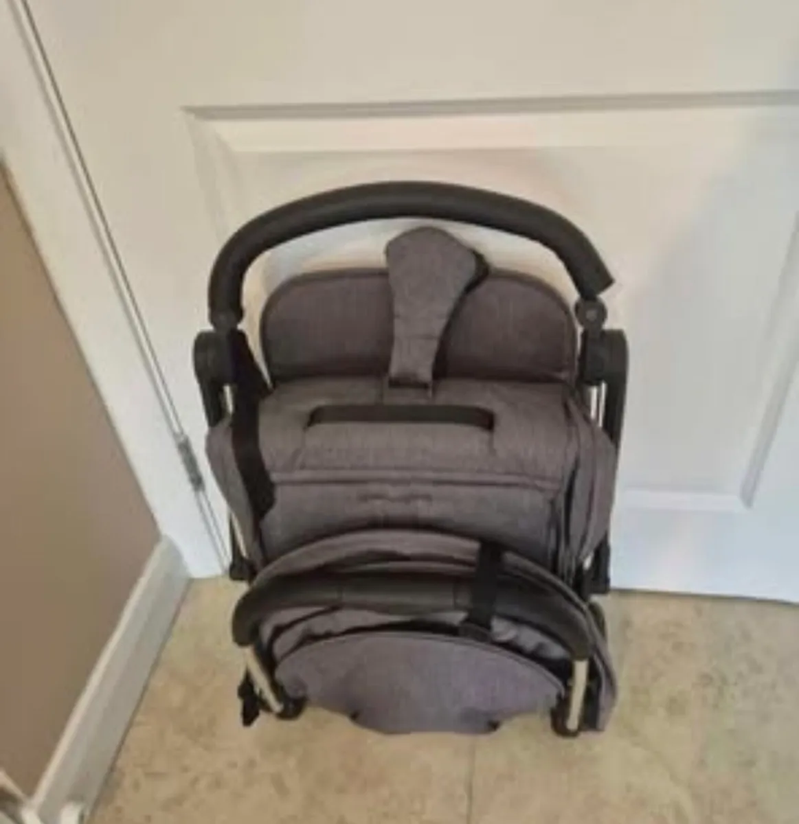 Lightweight Folding Travel Stroller- Gray - Image 4