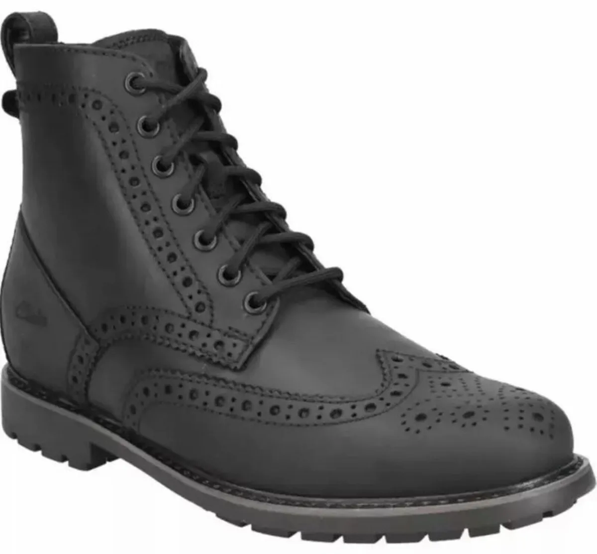 Clarks Mens Westcombe Limit Matte Leather Boots - Image 3