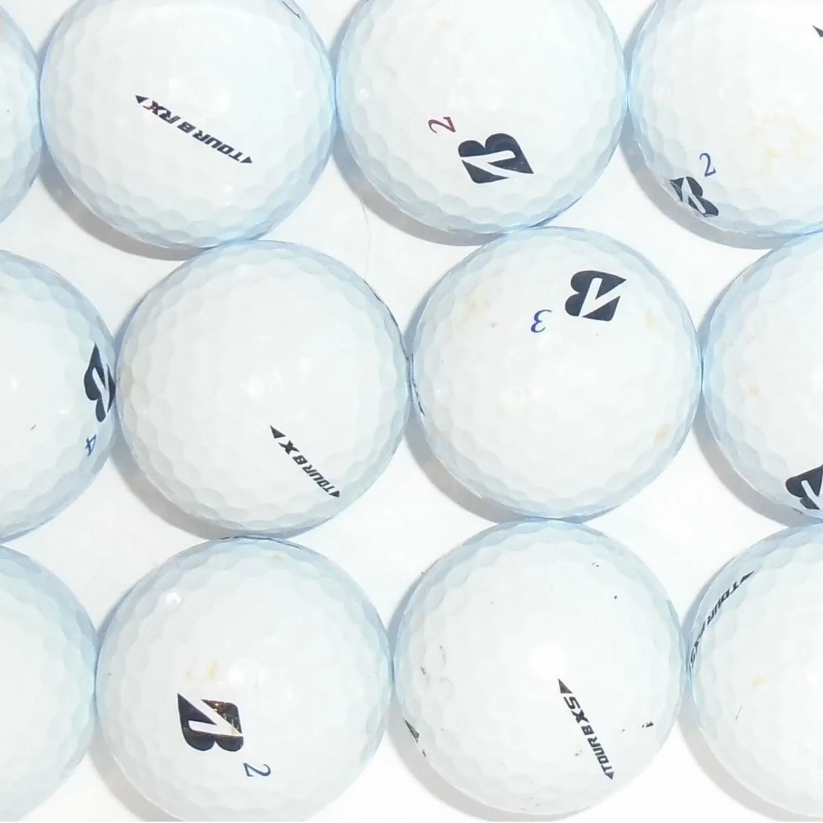 Bridgestone Tour B X Pearl/A Lake Balls - 18
