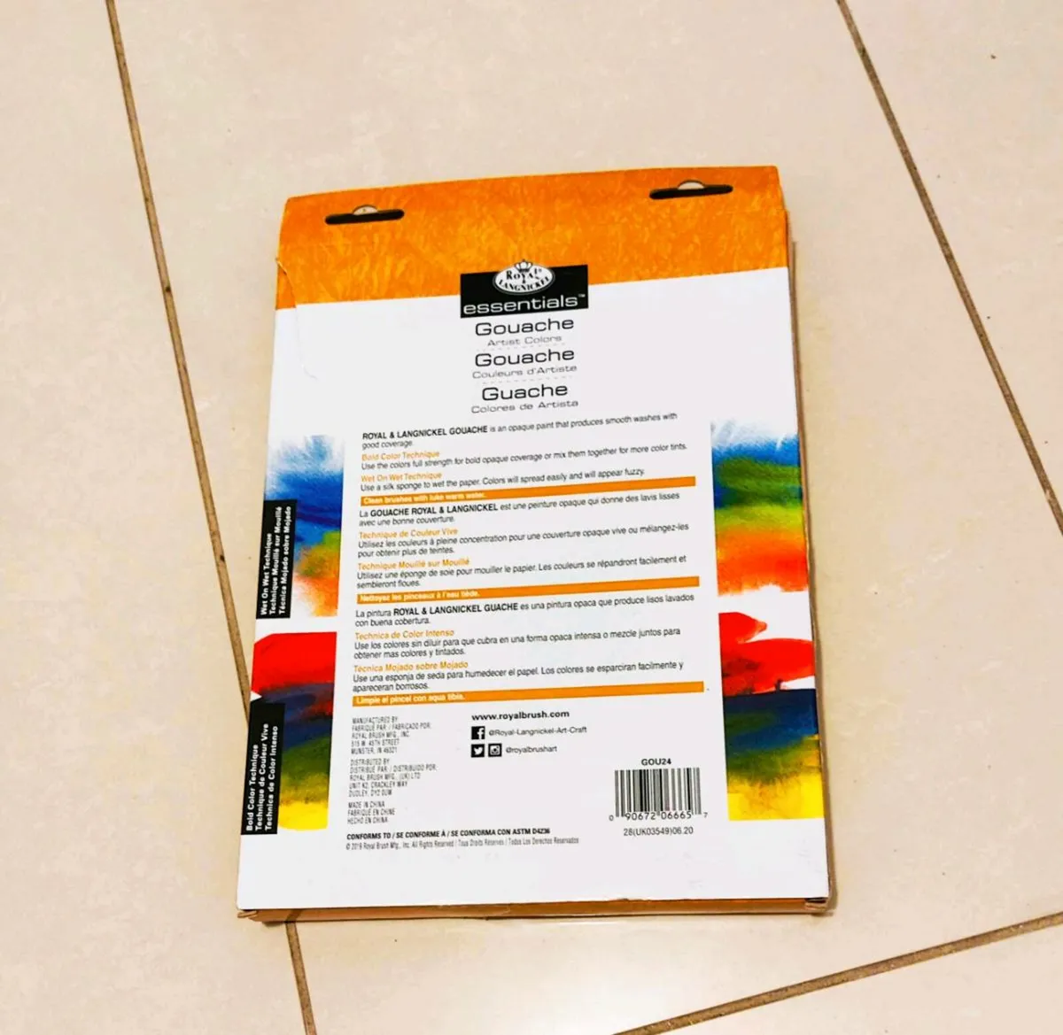 Royal & Langnickel Essentials Gouache Paint Set - Image 2
