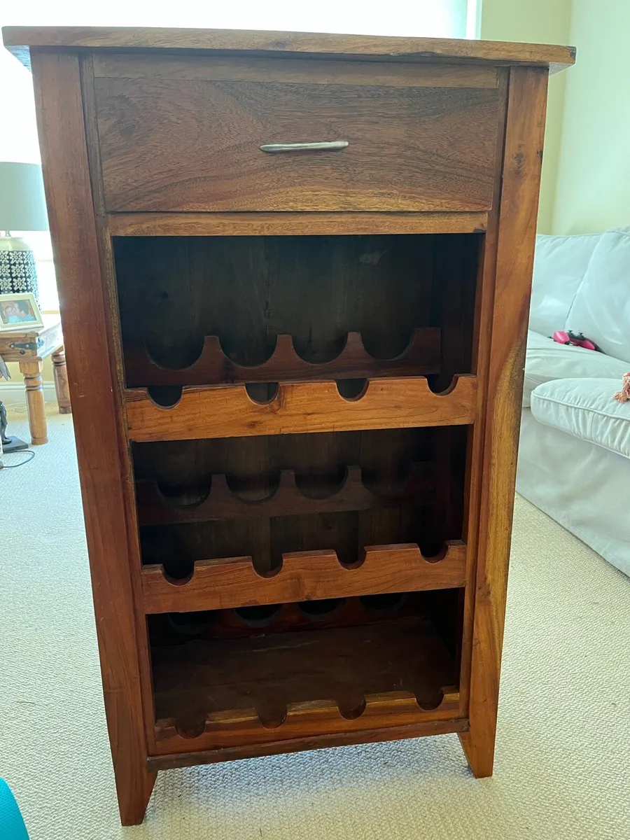 Wooden Wine Rack - Image 1