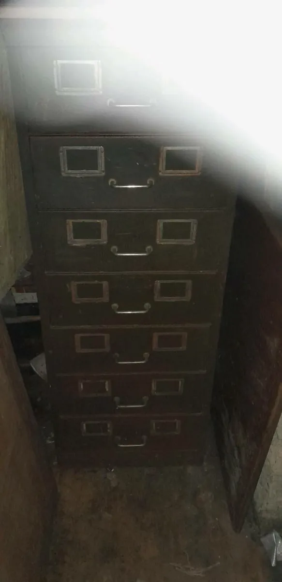Antique Filing Cabinet - Image 3