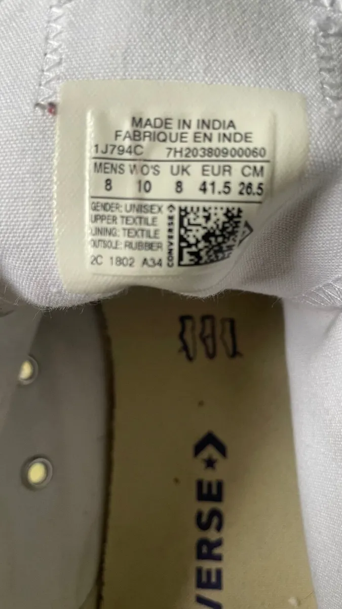 Grey converse 8 - Image 2