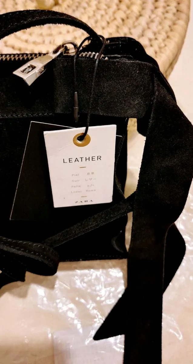 Brand New Zara suede leather bag - Image 4