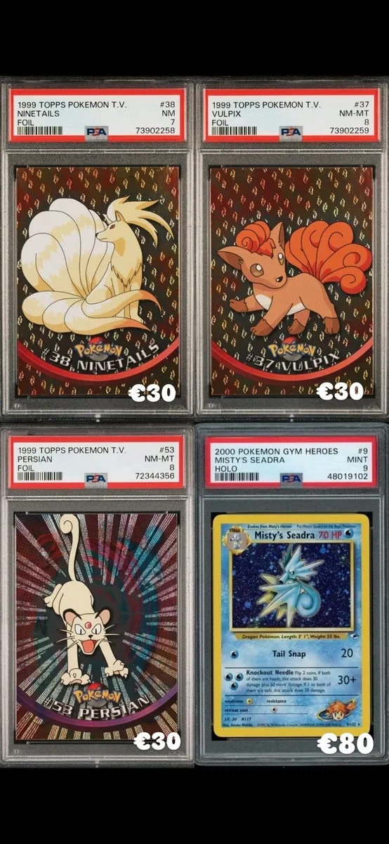 POKEMON PSA GRADED COLLECTABLES HOLO - Image 4