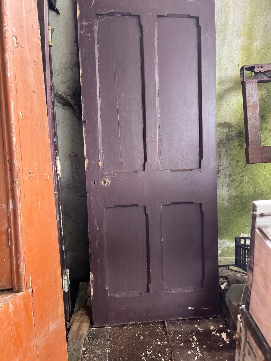 Pitch pine panel Doors - Image 1