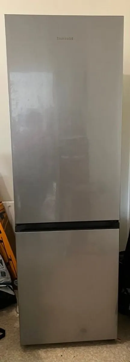 Frost Free Fridge Freezer - Samsung 340L Silver - Image 1