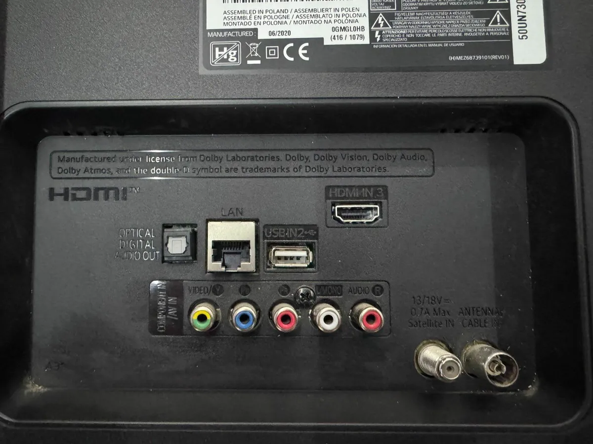 LG TV 55 INCH  (NoT a  SMART )55ut604utz - Image 2