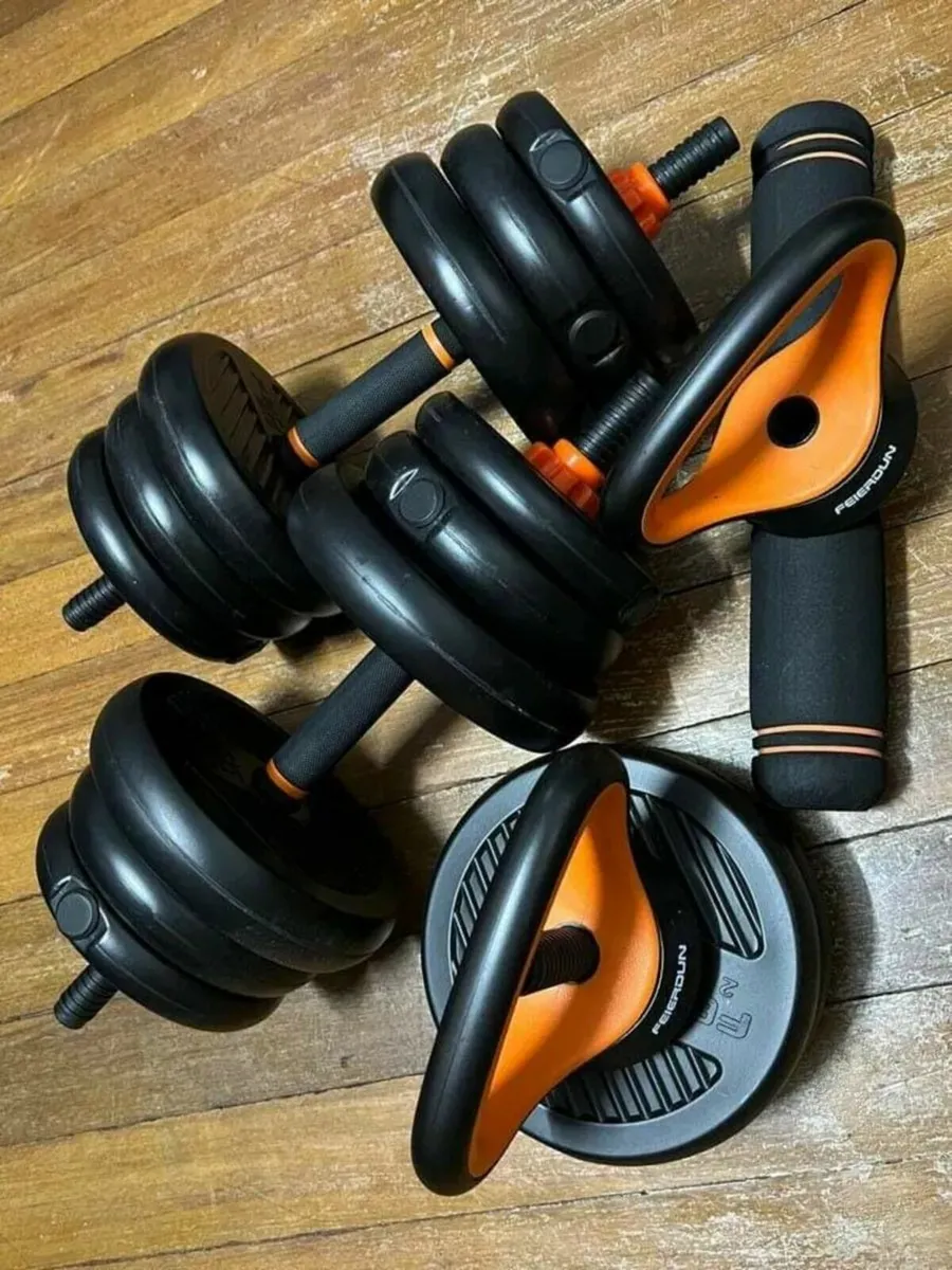 DUMBBELL KATTLEBELL SET FOR TOTAL-BODY FITNESS 40K - Image 1