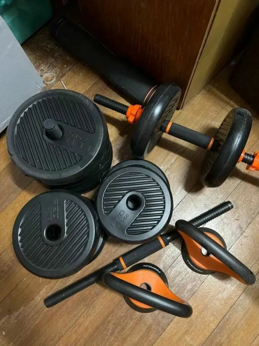 DUMBBELL KATTLEBELL SET FOR TOTAL-BODY FITNESS 40K - Image 2
