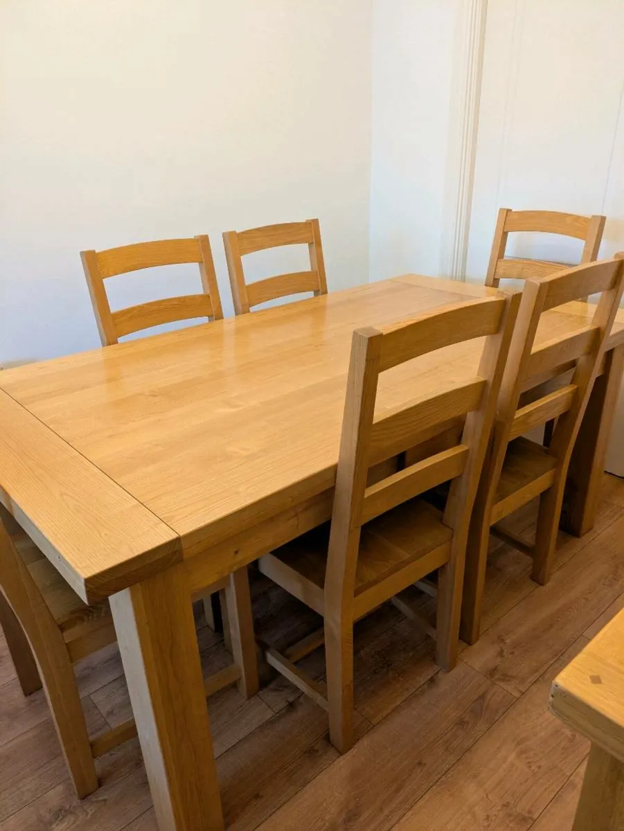 Dining table and chairs - Image 3