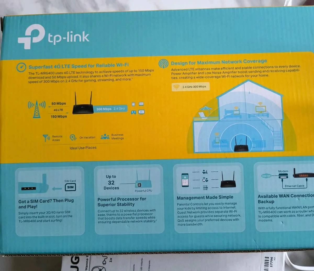 TP-Link Wireless 4G LTE Router - Image 2