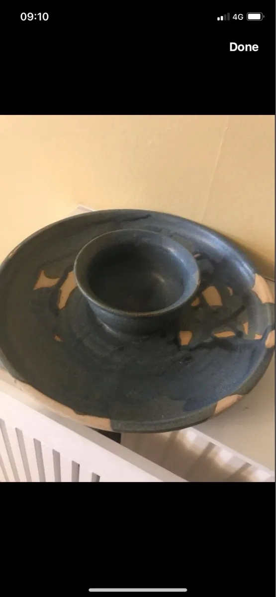 Irish Pottery Serving Dish - Image 1