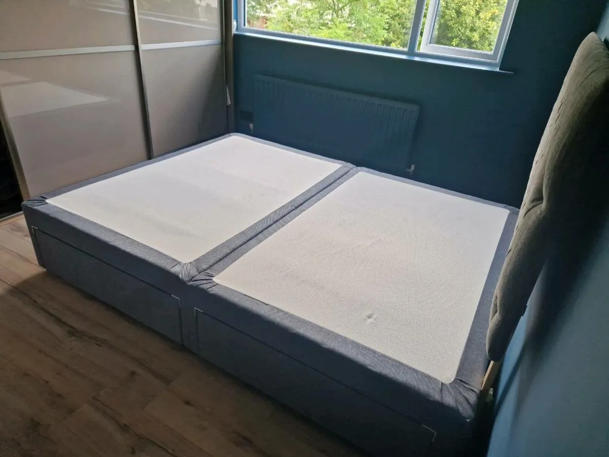 King Sized Bed and Headboard - Image 3