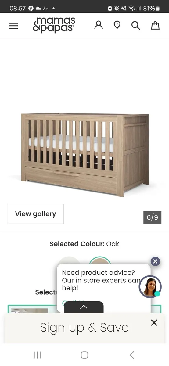Cot/toddler bed - Image 1