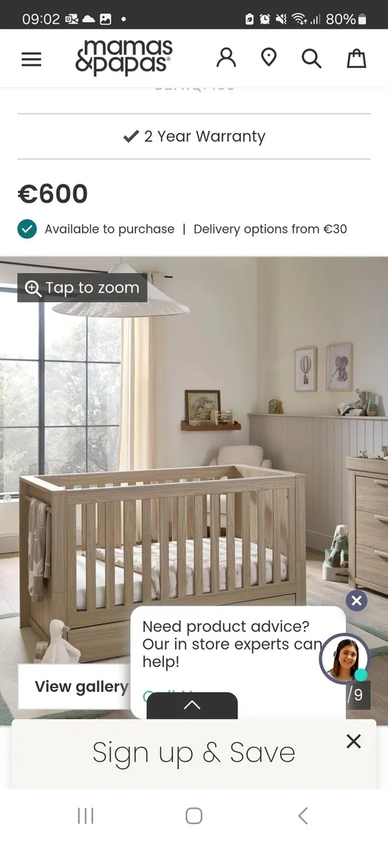 Cot/toddler bed - Image 2
