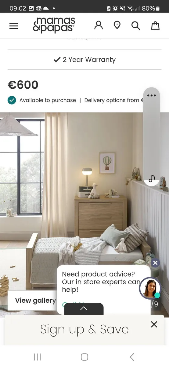 Cot/toddler bed - Image 4