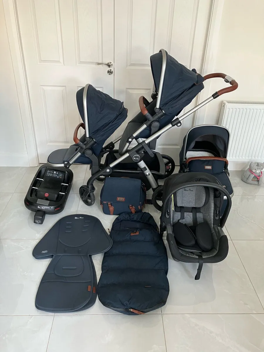 Silver Cross double buggy - Image 1