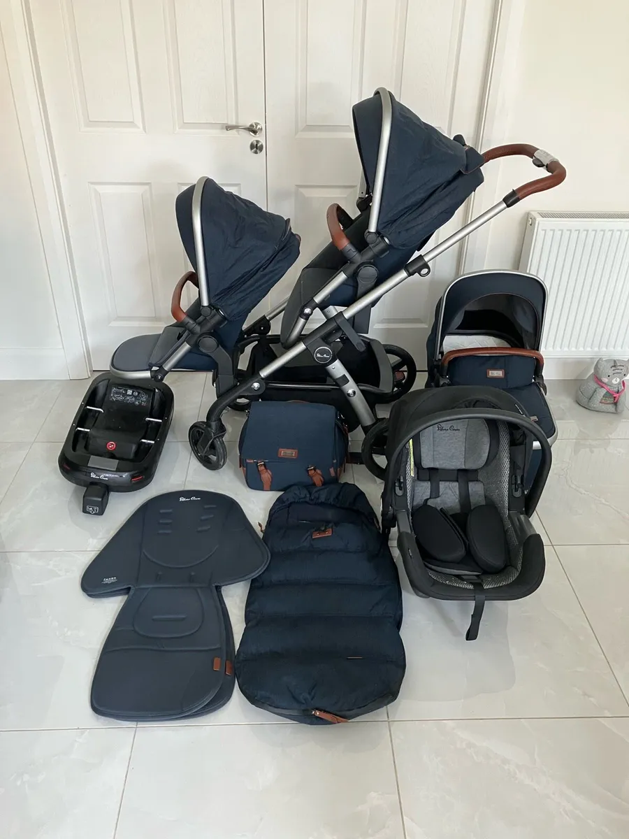 Silver Cross double buggy - Image 2