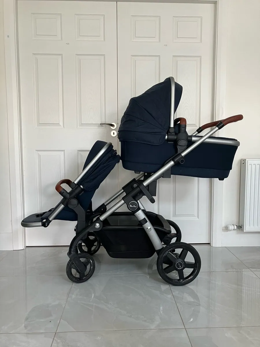 Silver Cross double buggy - Image 4
