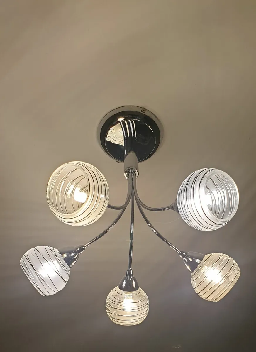 Magnificent Glass Ceiling Lights with LED bulbs - Image 2