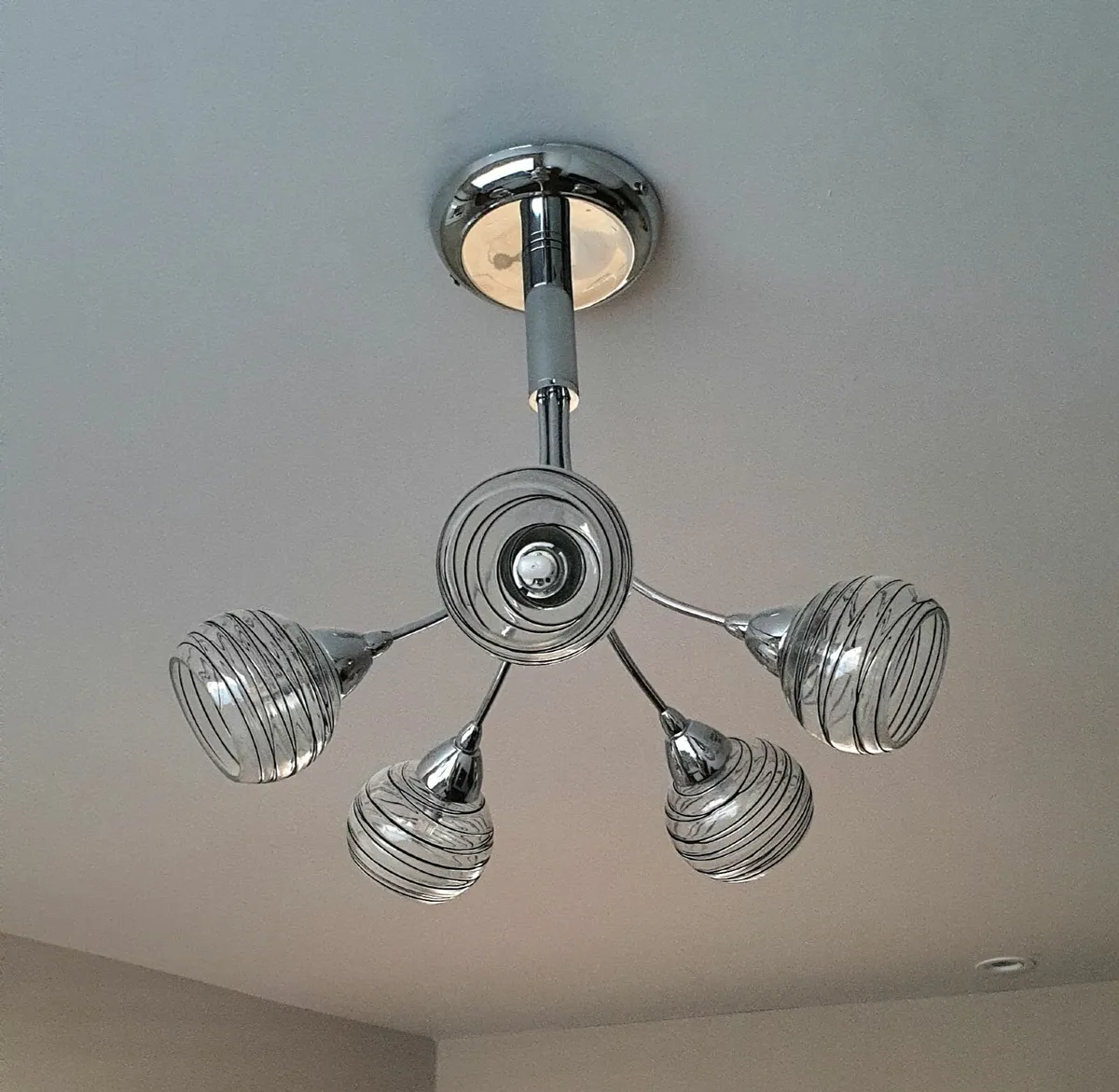 Magnificent Glass Ceiling Lights with LED bulbs - Image 1