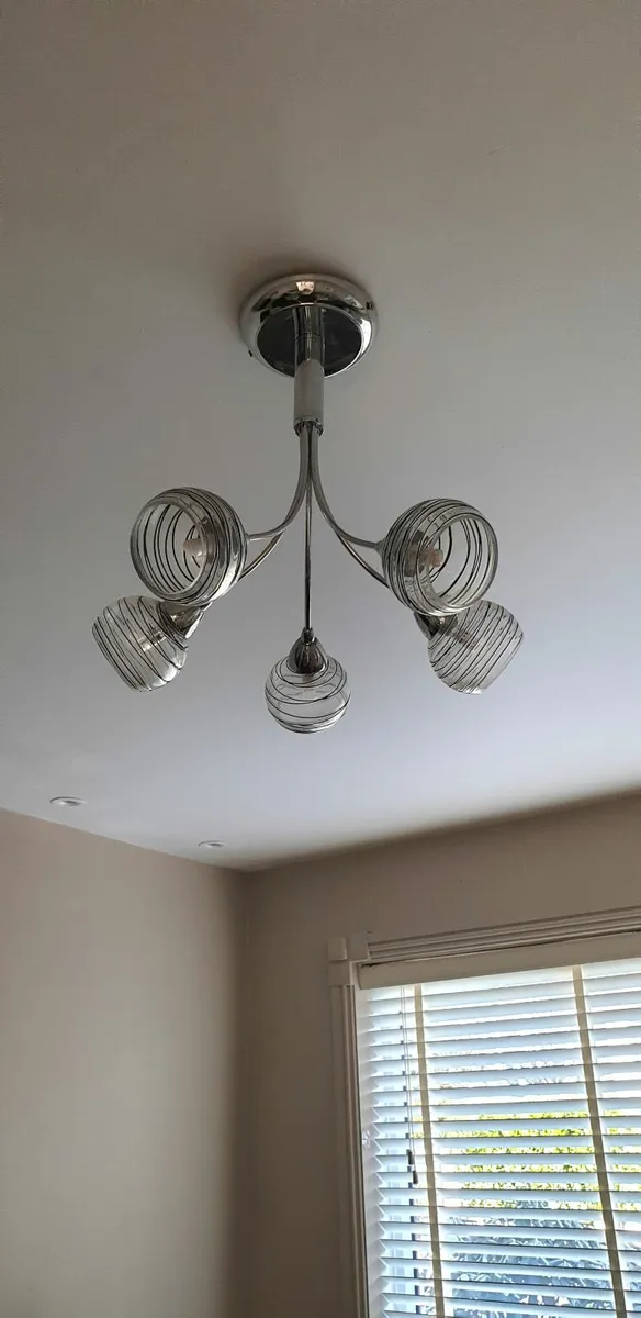 Magnificent Glass Ceiling Lights with LED bulbs - Image 3