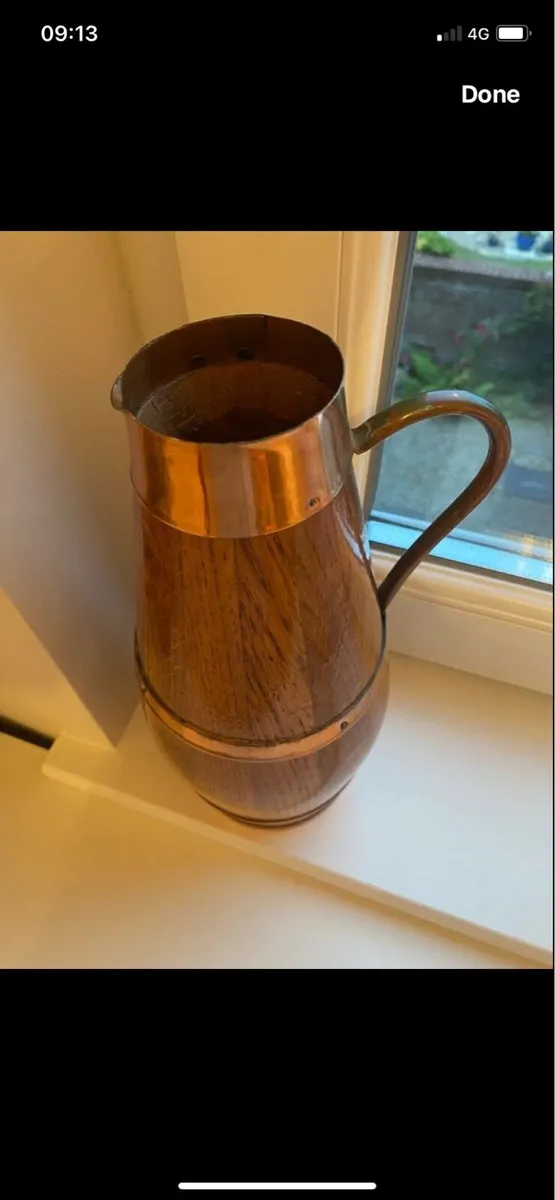Timber & Copper Wine / Cider Jug - Image 1
