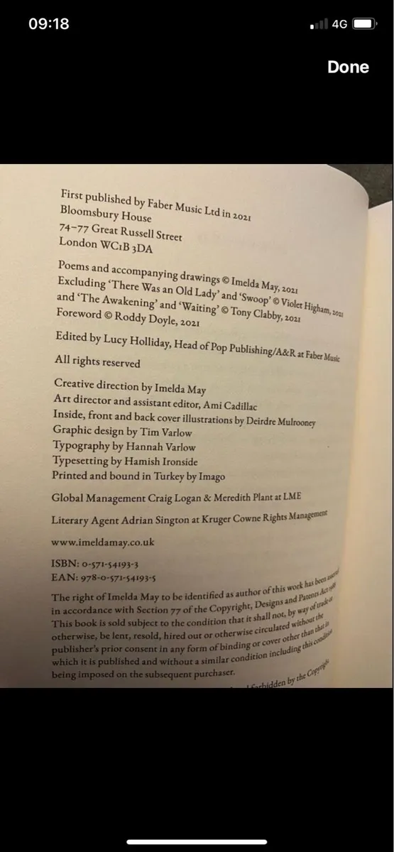 A Lick & A Promise- Imelda May Hardback - Image 4