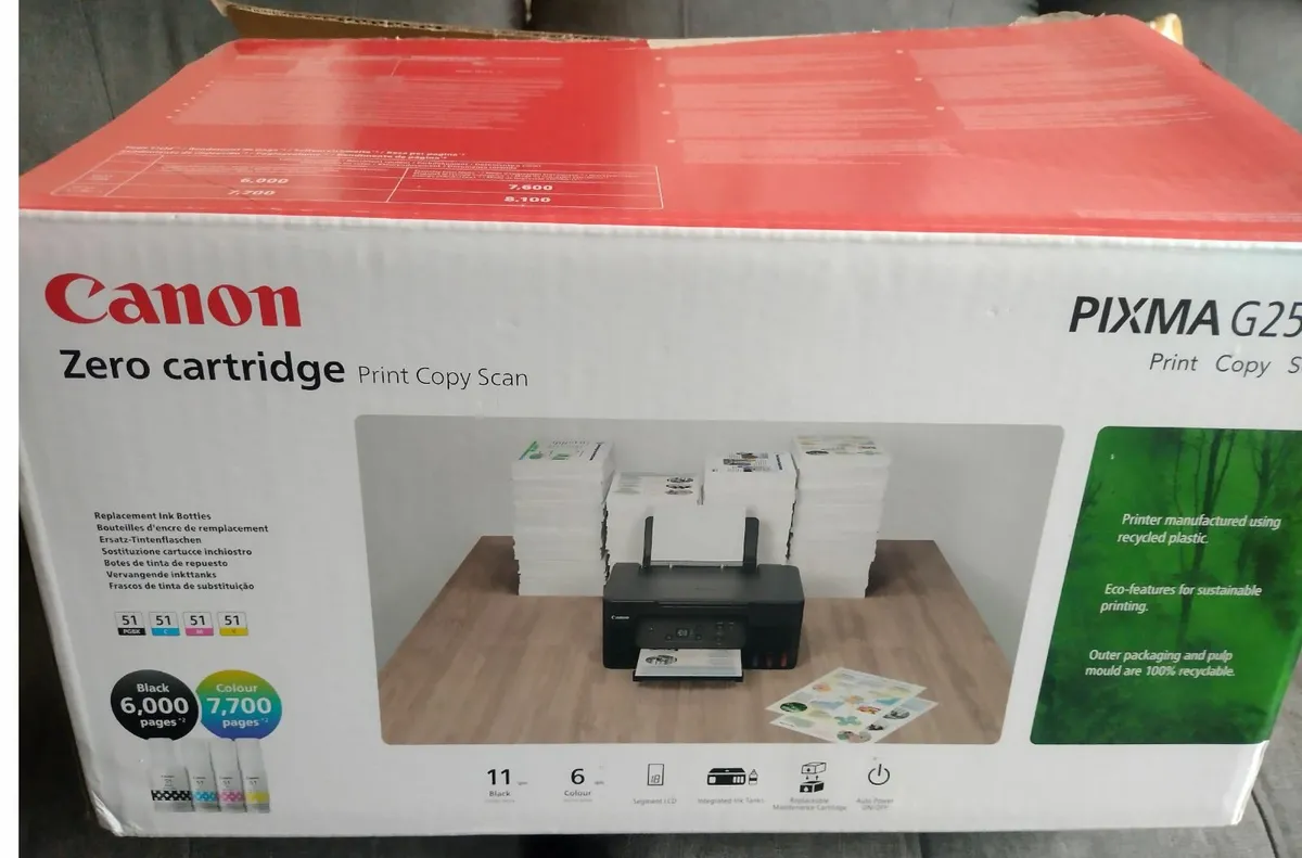 New Canon Megatank G2570 - Image 2