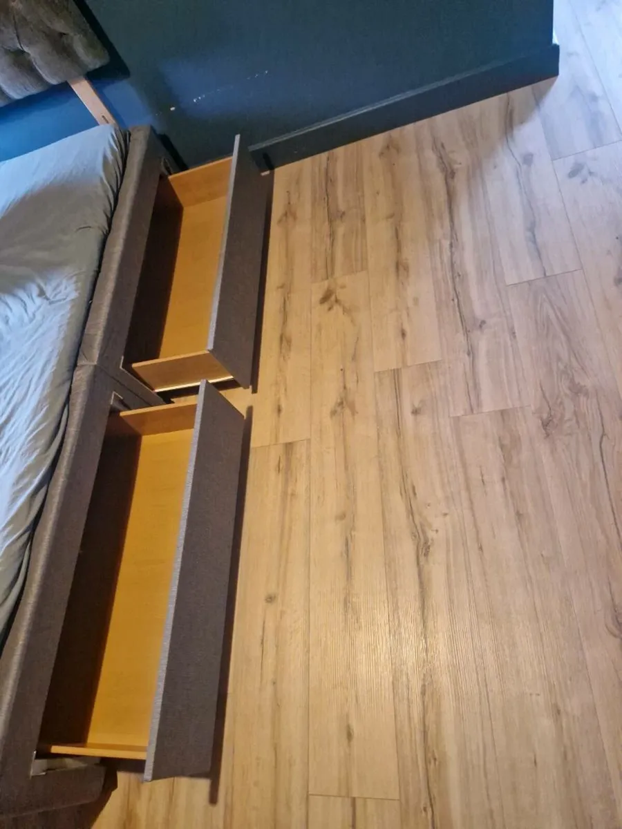 King Sized Bed and Headboard - Image 4