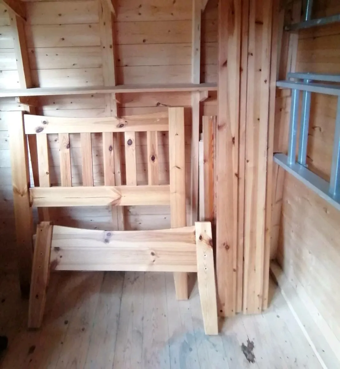 Wooden Single Bed - Image 3