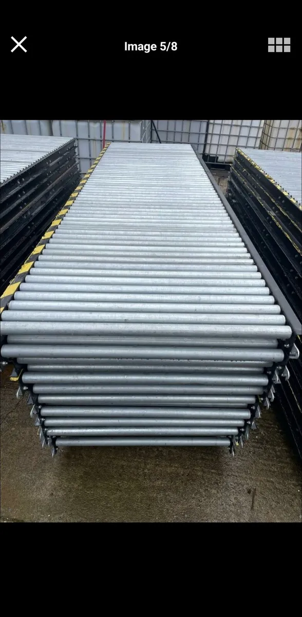 HEAVY DUTY GALVANISED ROLLER CONVEYORS - Image 1